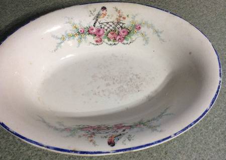 E2513 7" Oval Vegetable Bowl