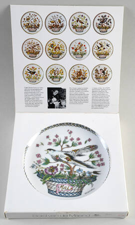 Months of the Year Bread & Butter Plate