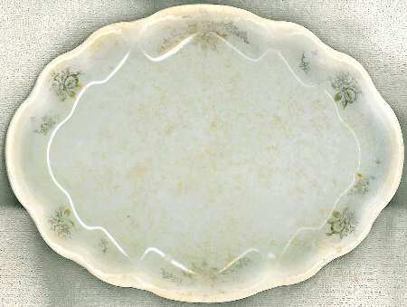 K7673 (Hudson Shape) 11" Oval Serving Platter