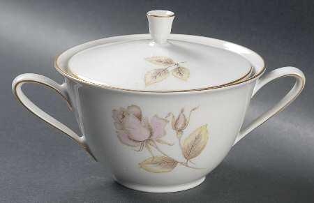 Empire Rose Sugar Bowl & Lid