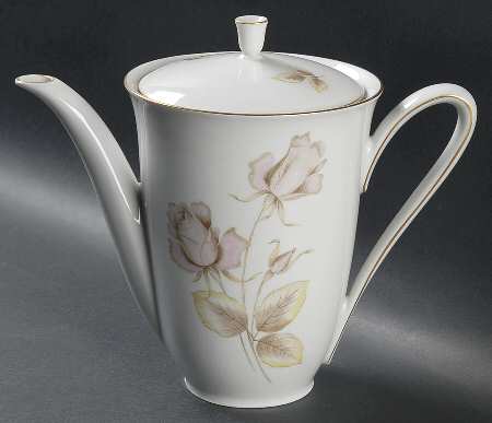 Empire Rose Coffee Pot & Lid