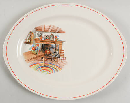 Colonial Kitchen 15" Oval Serving Platter