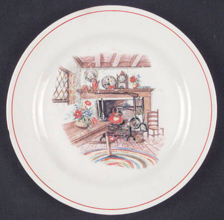 Colonial Kitchen Bread & Butter Plate by Homer Laughlin 