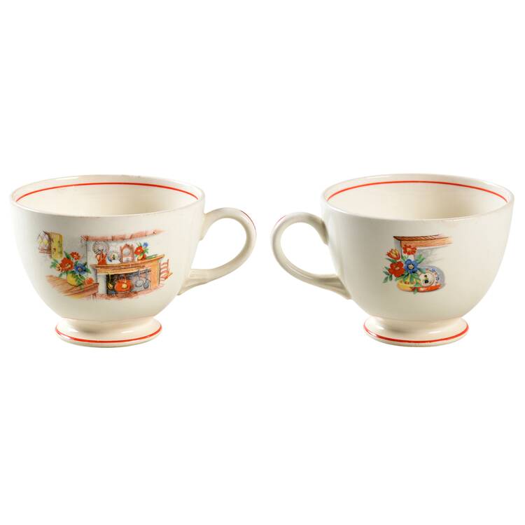 Colonial Kitchen Footed Cup by Homer Laughlin 
