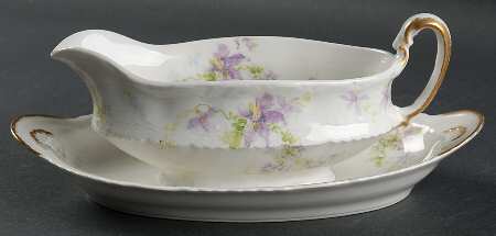 H1076 Gravy Boat & Underplate