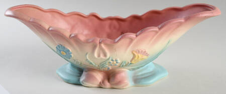 Bow Knot Pink and Turquoise Centerpiece/Console Bowl