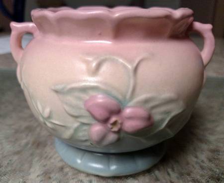 Wild Flower Blue and Pink 4" Jardiniere