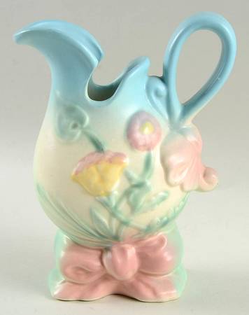 Bow Knot Blue and Turquoise 5" Ewer