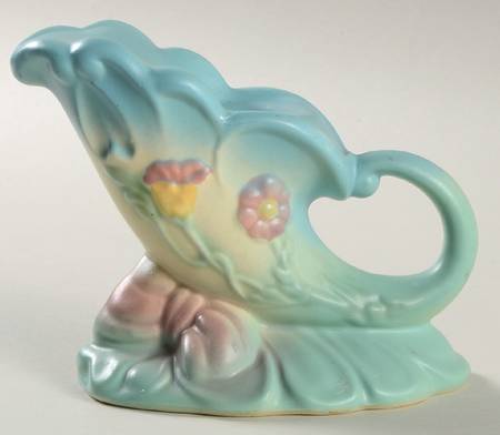 Bow Knot Blue and Turquoise Single Light Candlestick