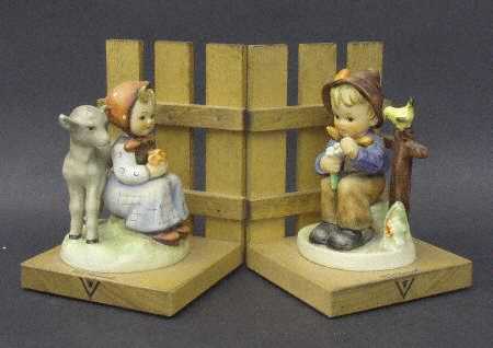 Good Friends-She Loves Me-Not Bookends by M.I. Hummel