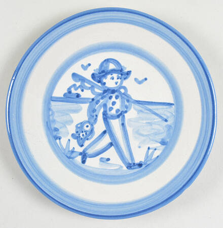 Fisherman Salad/Dessert Plate