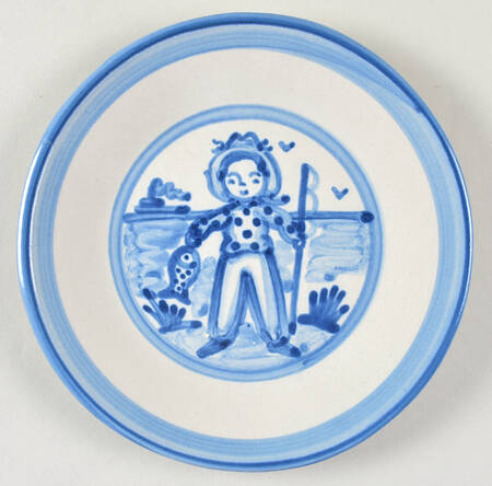Fisherman Salad/Dessert Plate