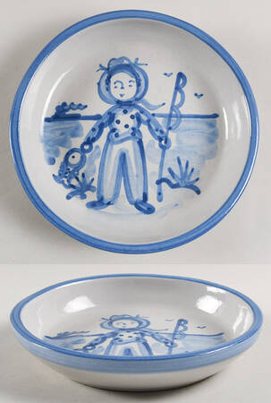 Fisherman 7" Individual Pasta Bowl