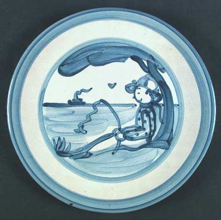 Fisherman Dinner Plate