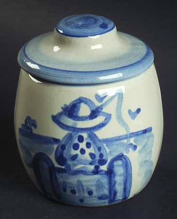 Fisherman Sugar Bowl & Lid