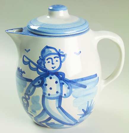 Fisherman Coffee Pot & Lid