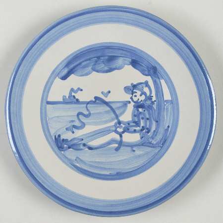 Fisherman Salad/Dessert Plate