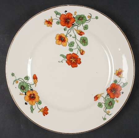 Nasturtium Luncheon Plate