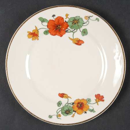 Nasturtium Bread & Butter Plate