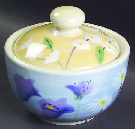 Prairie Flower Sugar Bowl & Lid