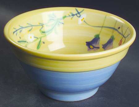 Prairie Flower 7" Ribbed Mixing Bowl