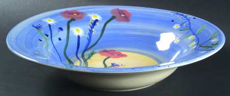 Prairie Flower 12" Large Salad Serving Bowl