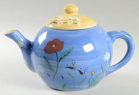 Prairie Flower Teapot & Lid