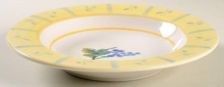 Wine Country Rim Soup Bowl