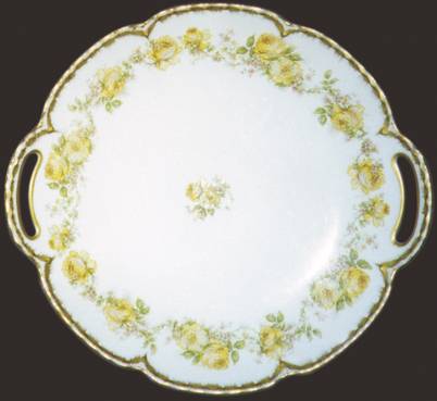 H1164 Handled Cake Plate