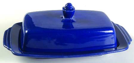Riviera Cobalt Blue Half Pound Covered Butter