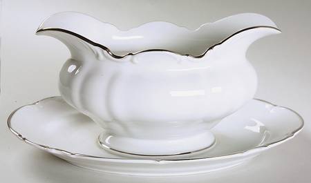 Orleans Gravy Boat with Attached Underplate
