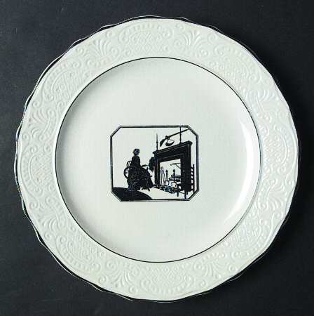 Colonial Lady (Embossed, Black) by Harker