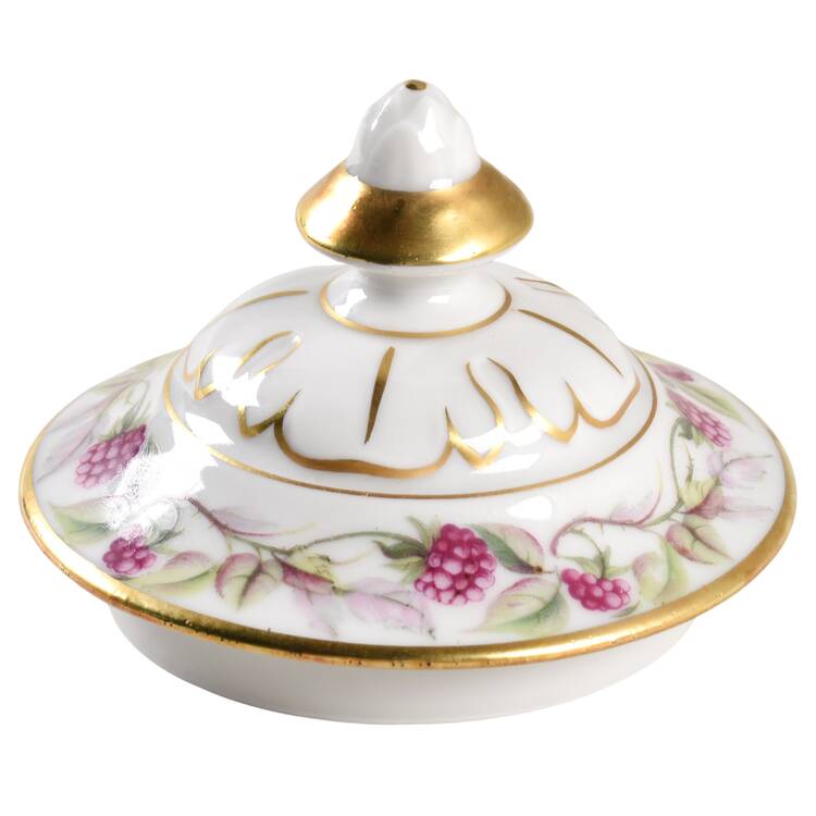 Red Raspberry Lid for Sugar Bowl