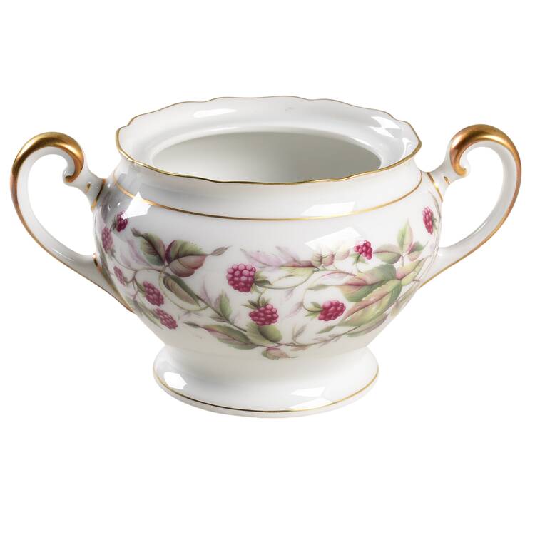 Red Raspberry Sugar Bowl No Lid