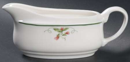 Pink Violets Gravy Boat
