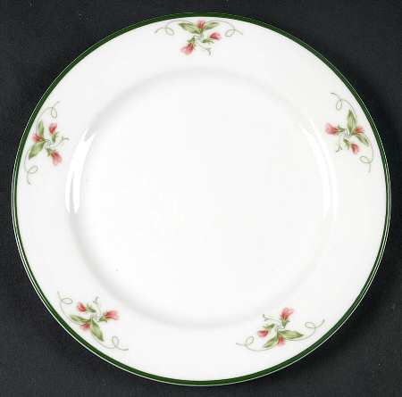 Pink Violets Bread & Butter Plate
