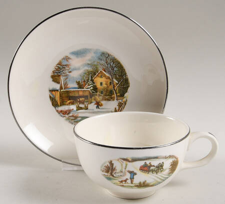 HLC1179 Flat Cup & Saucer Set