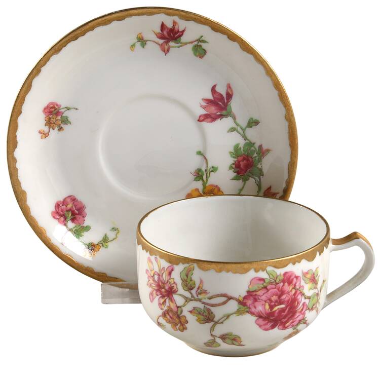 Alsace Flat Cup & Saucer Set