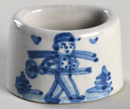 Skier Napkin Ring