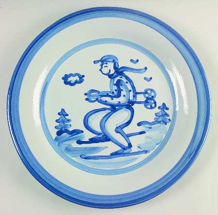 Skier 12" Chop Plate (Round Platter)