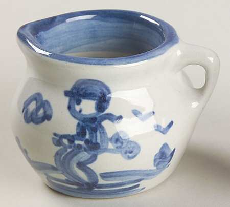 Skier Mini Creamer by M A Hadley