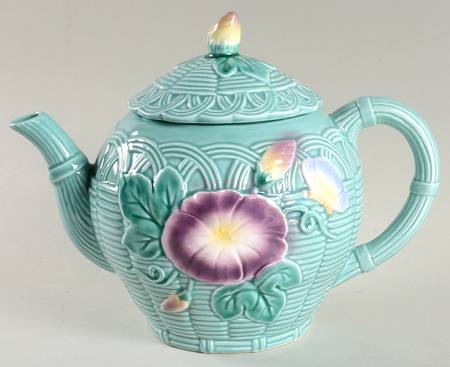 Morning Glory Teapot & Lid