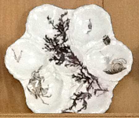 Sea Life Oyster Plate