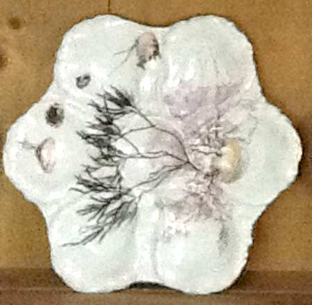 Sea Life Oyster Plate