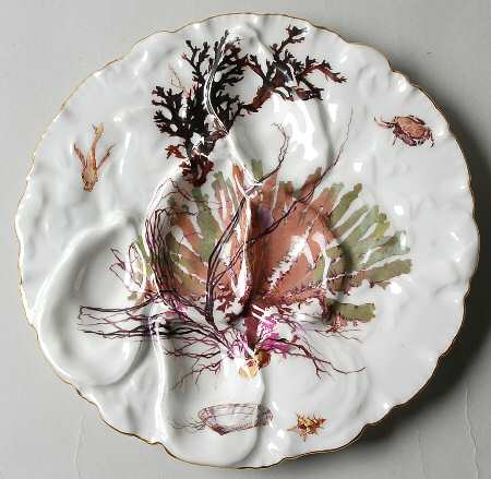 Sea Life Oyster Plate