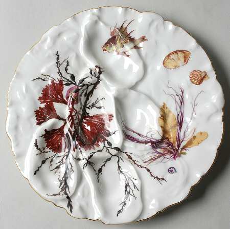 Sea Life Oyster Plate