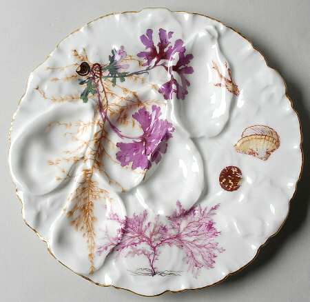 Sea Life Oyster Plate