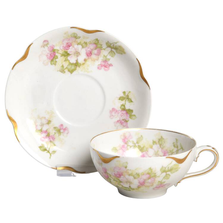 Schleiger 66m Flat Cup & Saucer Set by Haviland
