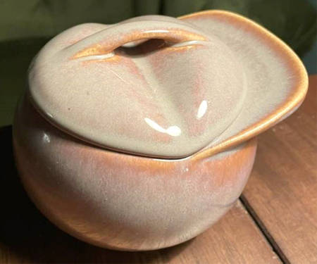 Forecast Brown (Amber Rose) Sugar Bowl & Lid