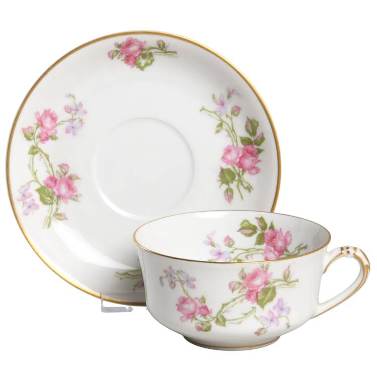 Schleiger 87A Flat Cup & Saucer Set